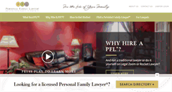 Desktop Screenshot of personalfamilylawyer.com